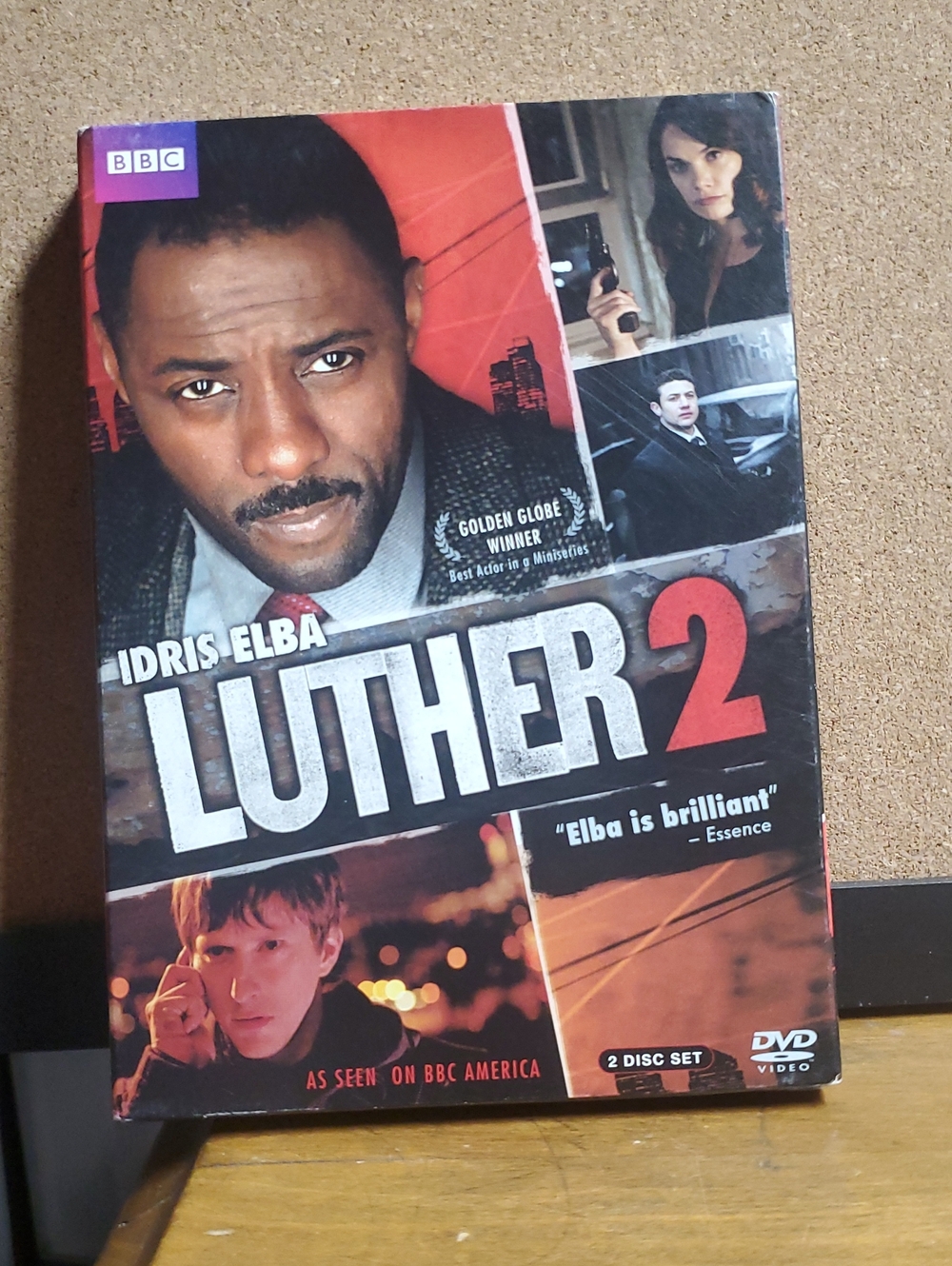 Luther 2 DVD - Idris Elba - Black/Red Cover